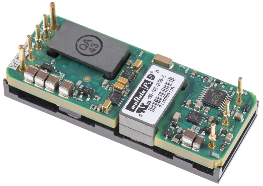Convertidor dc-dc 72W, Salida 24V dc, 3A, ±0.125% | UWE-24/3-Q12PB-C Murata Power Solutions