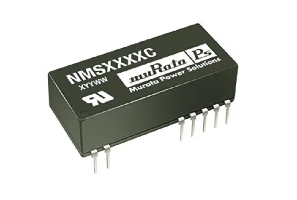 Convertidor dc-dc 2W, Salida ±9V dc, ±111mA | NMS0509C Murata Power Solutions