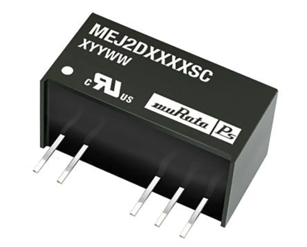 Convertidor dc-dc 2W, Salida ±12V dc, ±83mA, 0.08 | MEJ2D0512SC Murata Power Solutions