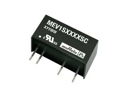 Convertidor dc-dc 1W, Salida 12V dc, 84mA | MEV1S2412SC Murata Power Solutions