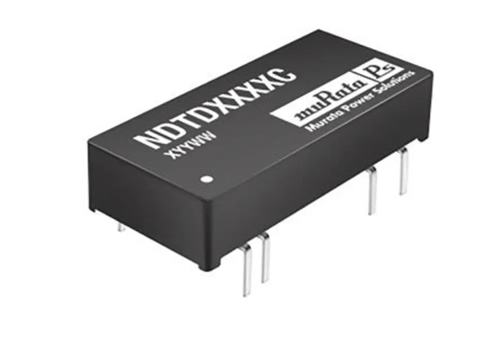 Convertidor dc-dc 3W, Salida ±15V dc, ±100mA | NDTD0515C Murata Power Solutions