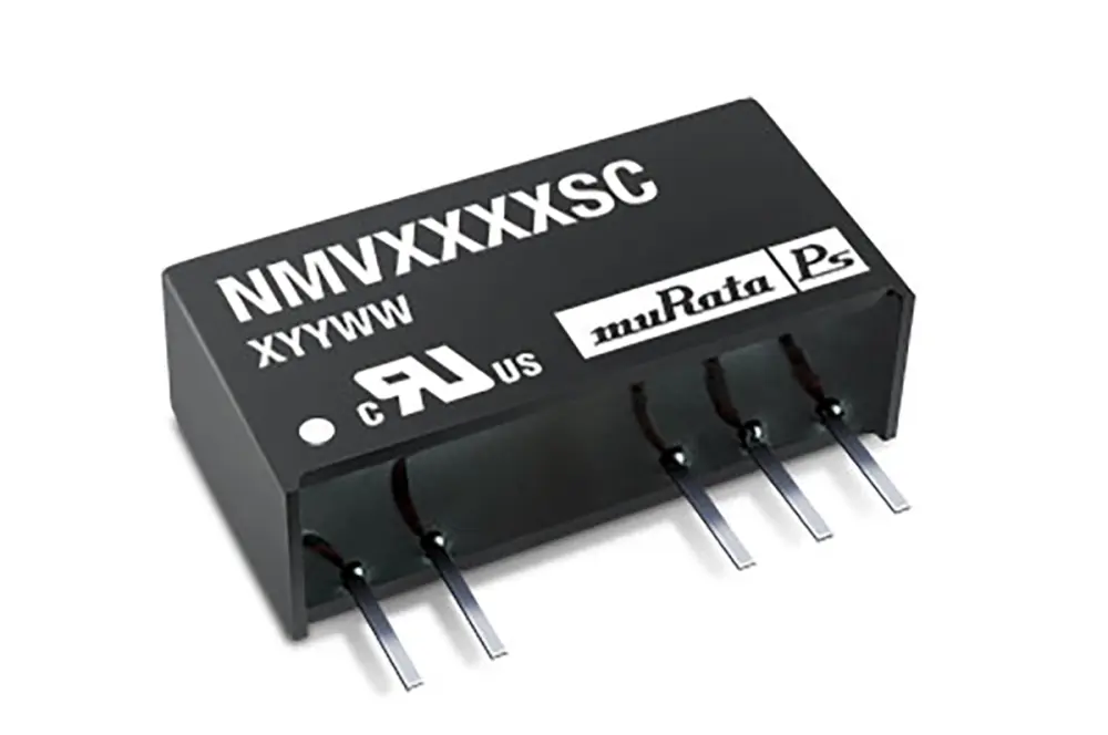Convertidor dc-dc 1W, Salida ±15V dc, ±33mA, ±7.3% | NMV1215SC Murata Power Solutions