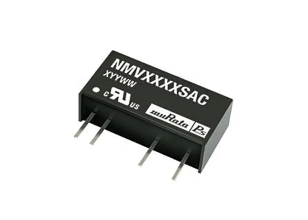Convertidor dc-dc 1W, Salida 15V dc, 67mA, ±7.3% | NMV0515SAC Murata Power Solutions