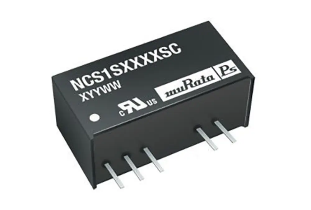 Convertidor dc-dc 1W, Salida 5V dc, 200mA, 0.005 | NCS1S1205SC Murata Power Solutions