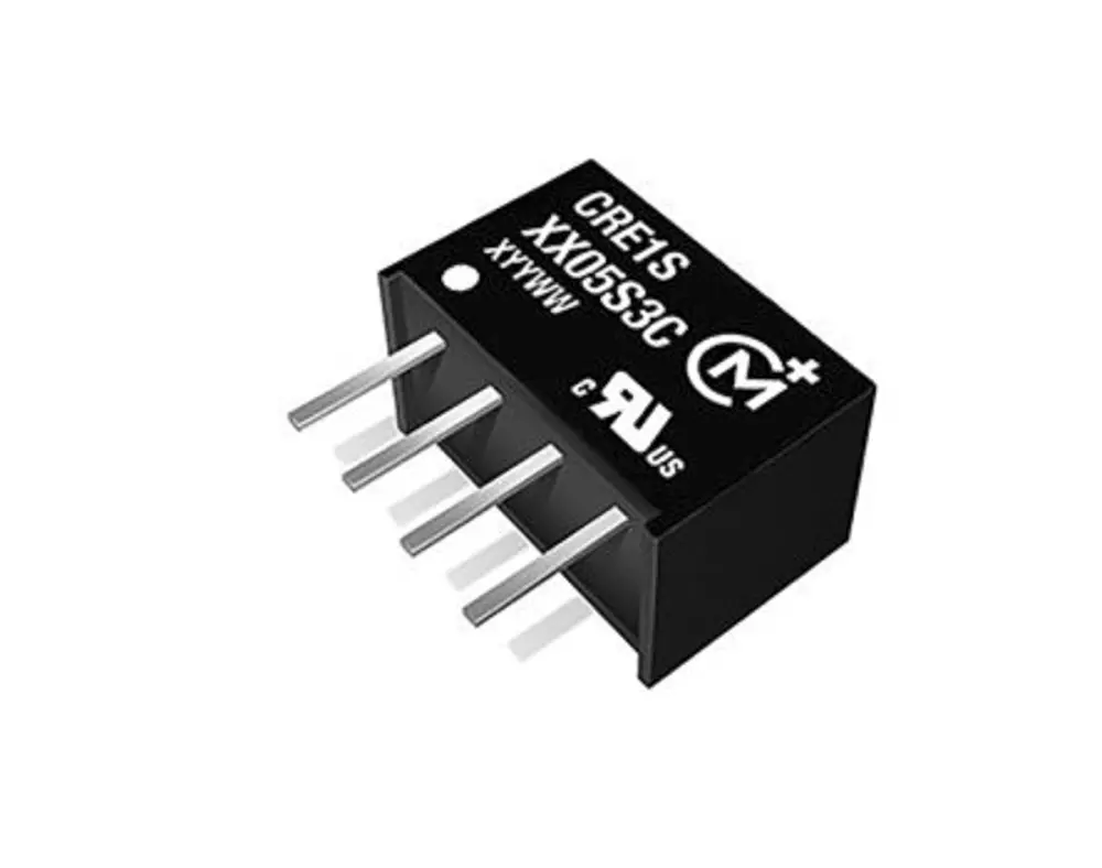 Convertidor dc-dc 1W, Salida 5V dc, 200mA, Maximum 8% | CRE1S0505S3C Murata Power Solutions