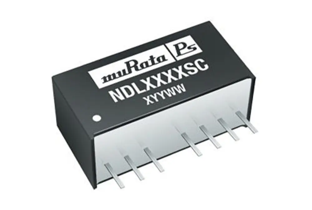 Convertidor dc-dc 2W, Salida 5V dc, 400mA | NDL1205SC Murata Power Solutions