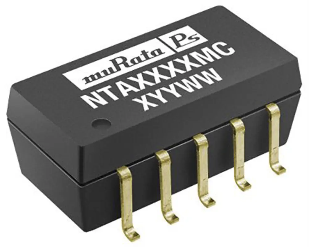 Convertidor dc-dc 1W, Salida ±9V dc, ±55mA | NTA0509MC Murata Power Solutions