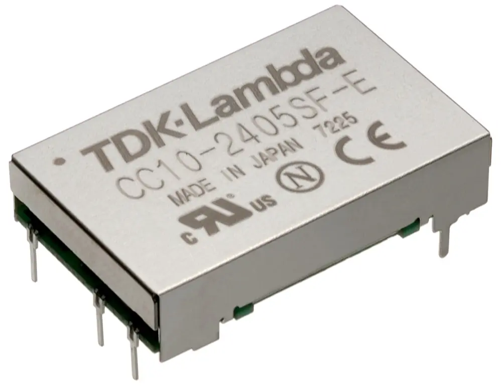 Convertidor dc-dc 10W, Salida 12V dc, 1A, 100mV | CC10-2412SF-E TDK-Lambda