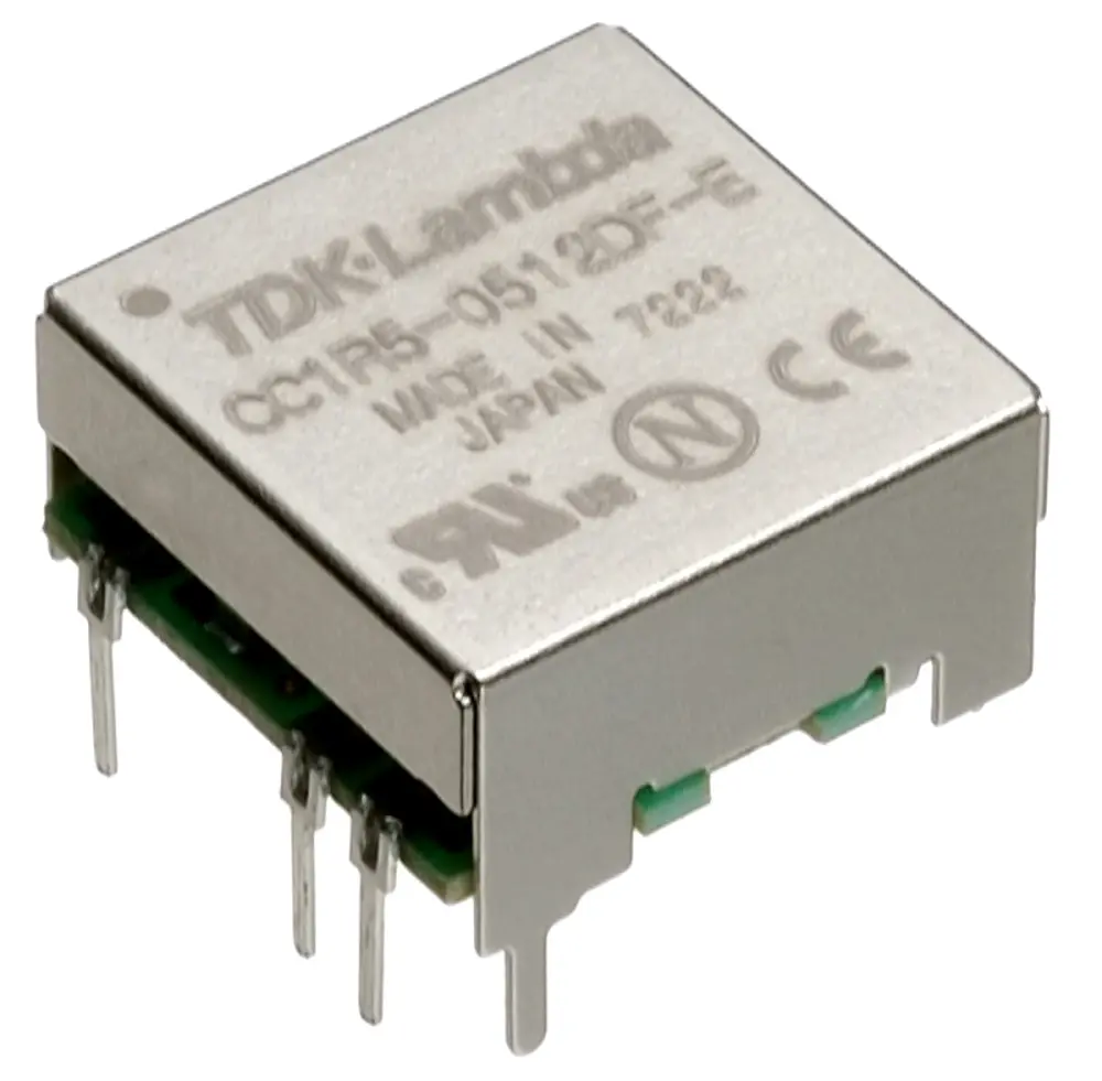 Convertidor dc-dc 1.5W, Salida 5V dc, 300mA, 40mV | CC1R5-0505SF-E TDK-Lambda