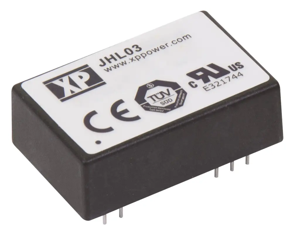 Convertidor dc-dc 3W, Salida 12V dc, 250mA, ±1% No Sí | JHL0324S12 XP Power