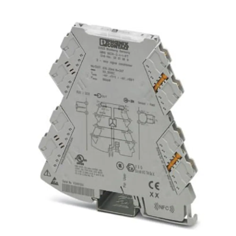 Acondicionador de señal Phoenix Contact MINI MCR, alim. 9.6 → 30V dc, . 0 → 20mA, out. 0 → 22mA, | 2901999
