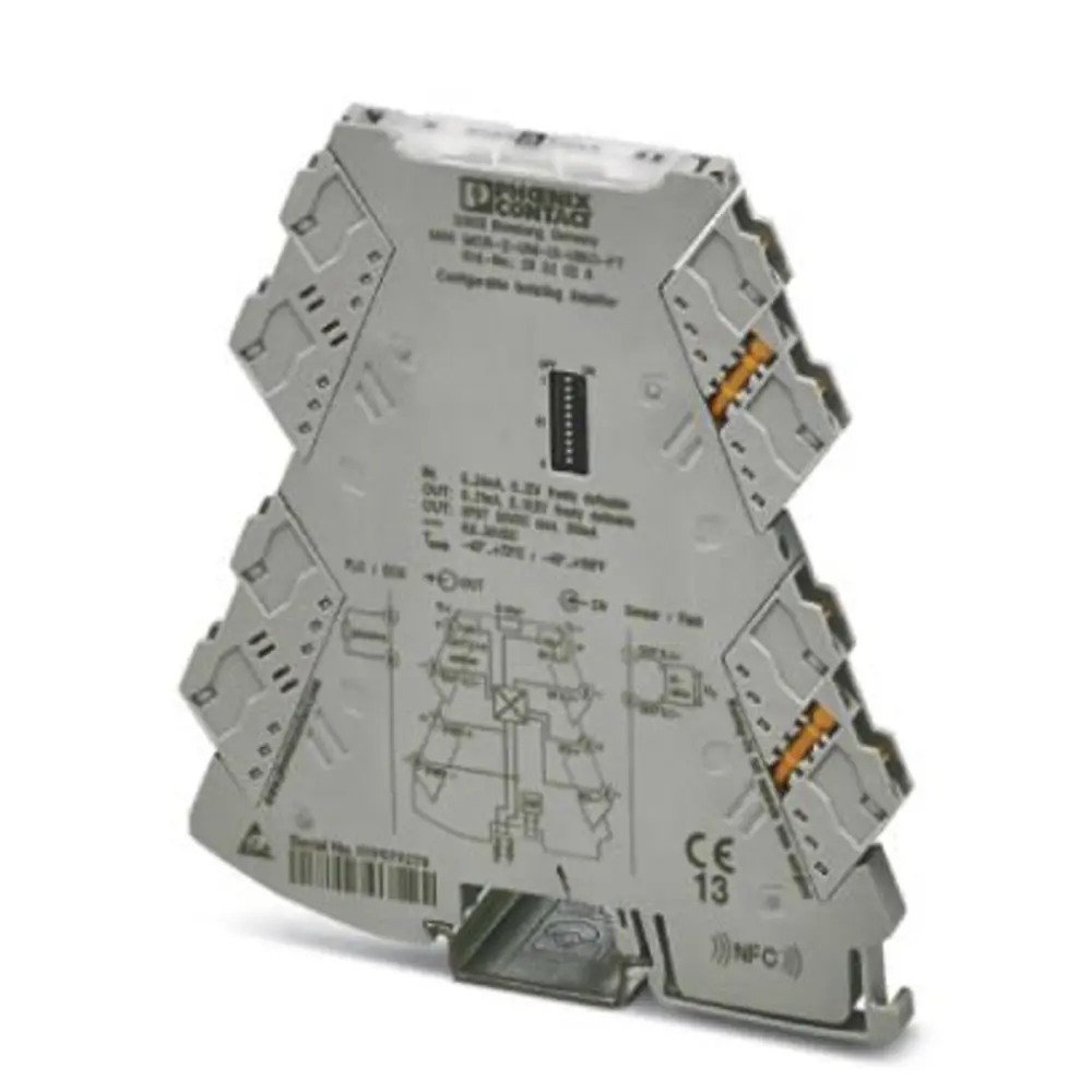 Acondicionador de señal Phoenix Contact MINI MCR, alim. 9.6 → 30V dc, . 0 → 12 V, 0 → 24mA, out. | 2902028