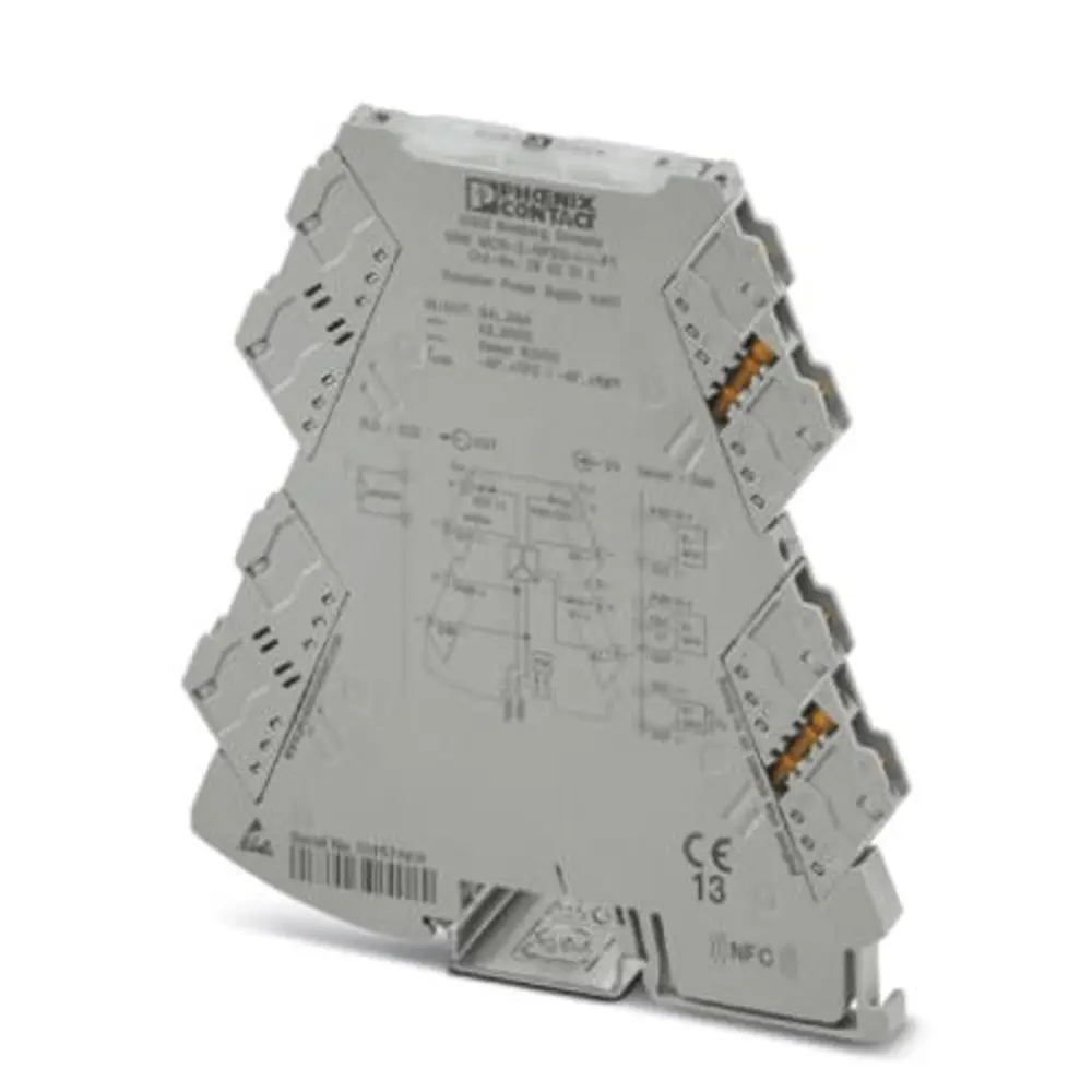 Acondicionador de señal Phoenix Contact MINI MCR, alim. 9.6 → 30V dc, . 0 → 20mA, out. 0 → 24mA, | 2902015