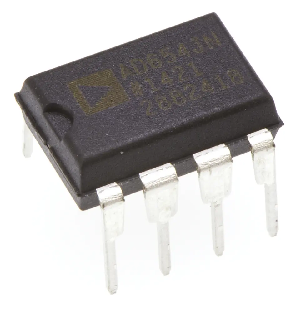 Convertidor de frecuencia tensión, AD654JNZ, No síncrono, 500kHz, Linealidad NaN%, PDIP, 8 pines Analog Devices