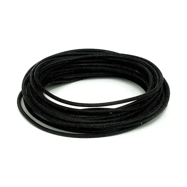 Cableado Cubierto De Tela Consagrado, 25 Pies. Rollo. Negro Para Harley Davidson