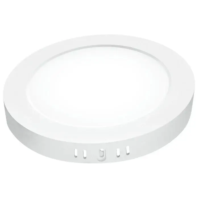 Downlight LED 18W Blanco Mate Luz Neutra 4000k | Redondo de superficie. con Cable de 3m