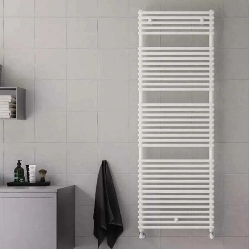 Termoarredo hidráulico modelo Catania de Lazzarini 1450x500 - Blanco