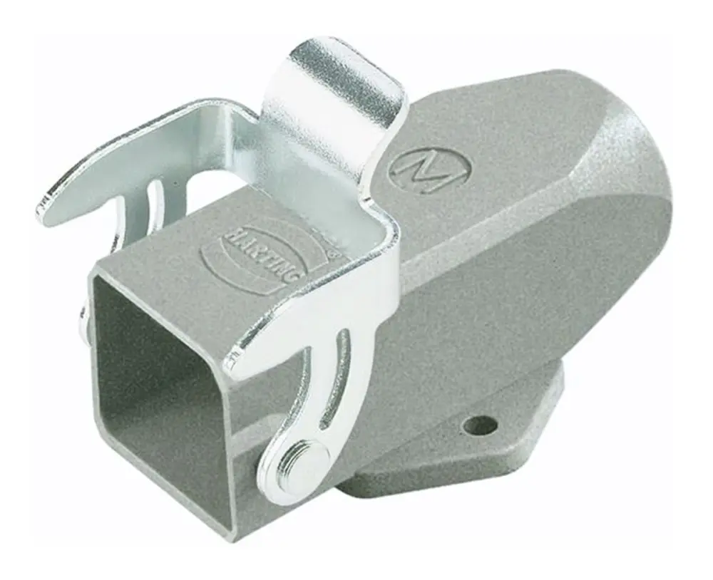 Base para conector industrial HARTING serie Han tamaño 3A, con rosca M20, 2 palancas | 19200031252