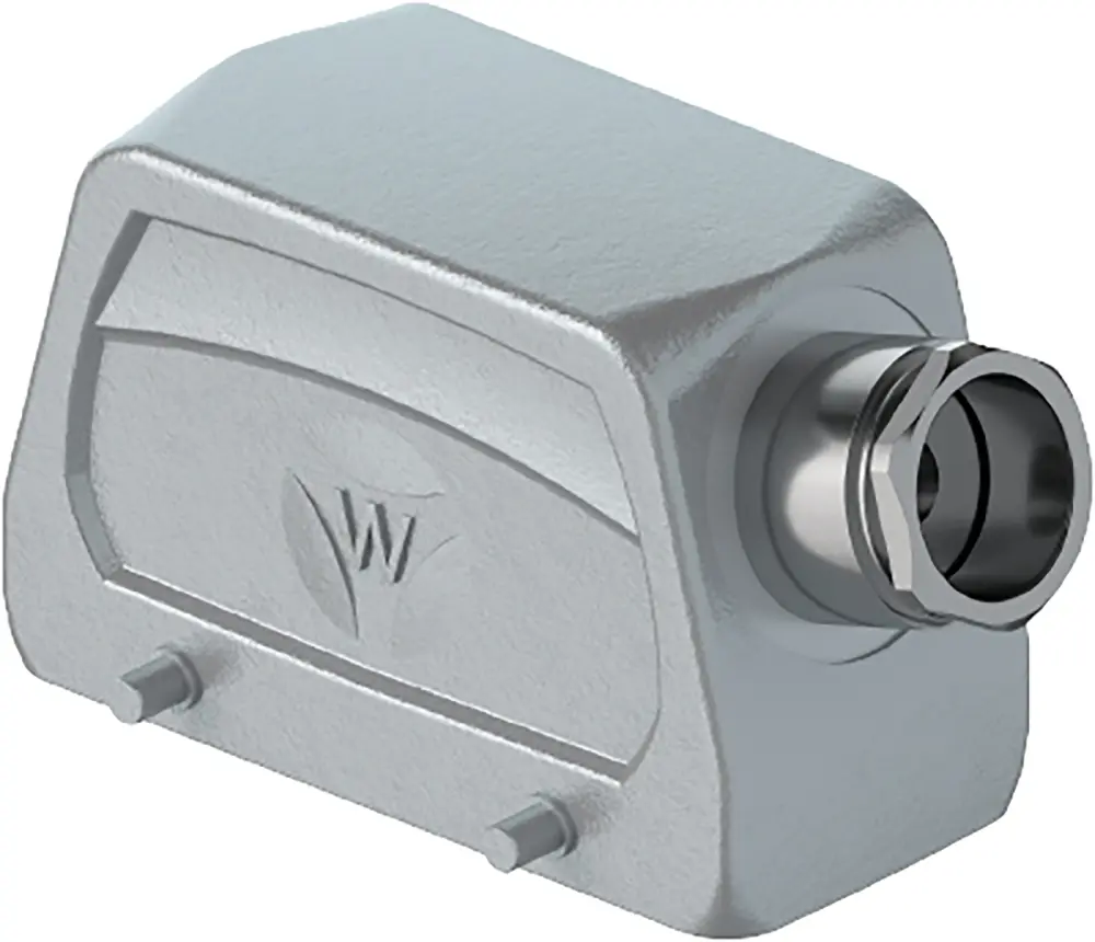 Base para conector industrial con entrada lateral Wieland serie Hood BAS GOT GA, con rosca M25, para utilizar con | 70.350...