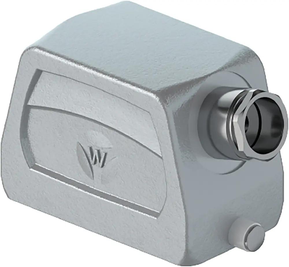 Base para conector industrial con entrada lateral Wieland serie Hood BAS GOT GG, con rosca M20, para utilizar con | 70.350...