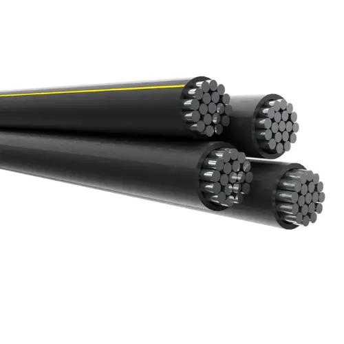 1000' 4/0-4/0-4/0-4/0 Earlham Quadruplex En aluminio Conductor Underground Direct Burial 600V URD