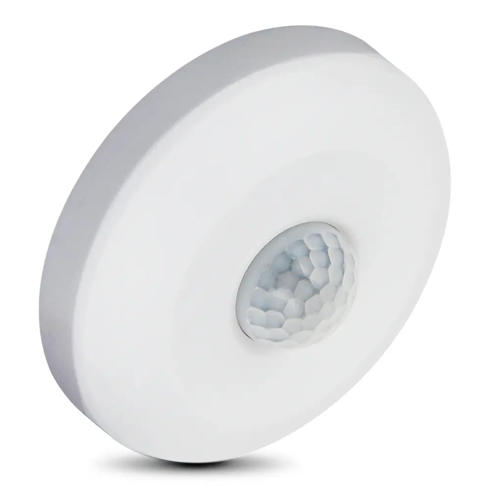 Maclean Energy MCE231 Sensor PIR Infrarrojo Detector de Movimiento Montaje en Techo Iluminación LED 360° con Activación...