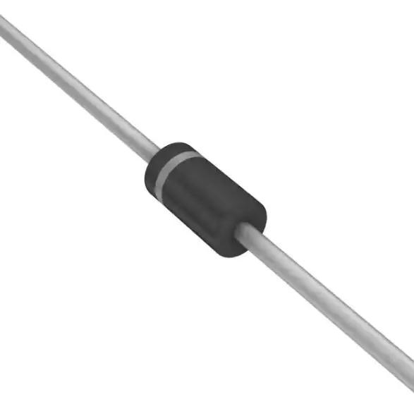 Diodo, 1N4004RLG, 1A, 400V, CASE 59, 2-Pines 1.1V onsemi