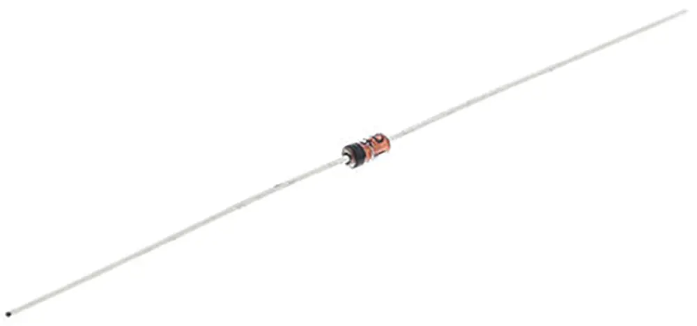 Diodo, 1N914B, Pequeñ señal, 300mA, 100V, 4ns, DO-35, 2-Pines onsemi
