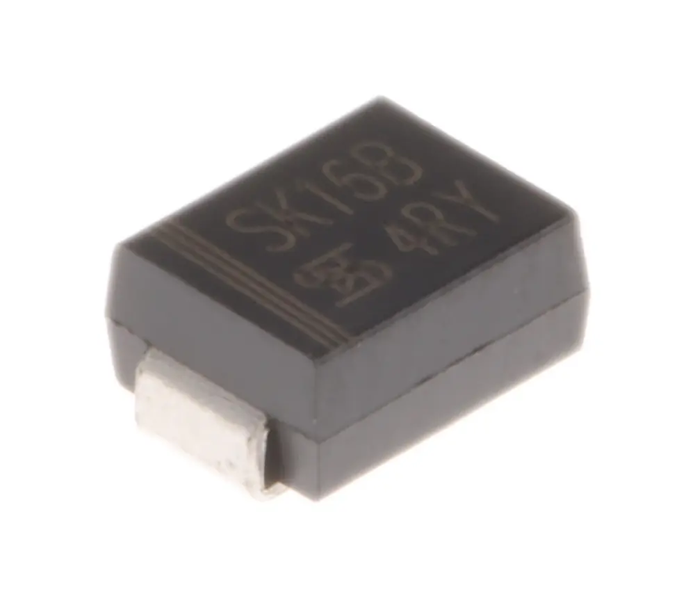 Diodo, SK16B R4, Rectificador Schottky, 1A, 60V Schottky, DO-214AA (SMB), 2-Pines Taiwan Semiconductor