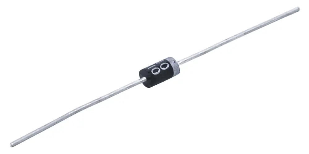 Diodo, SB240-E3/54, Rectificador Schottky, 2A, 40V Barrera Schottky, DO-204AC, 2-Pines 500mV Vishay