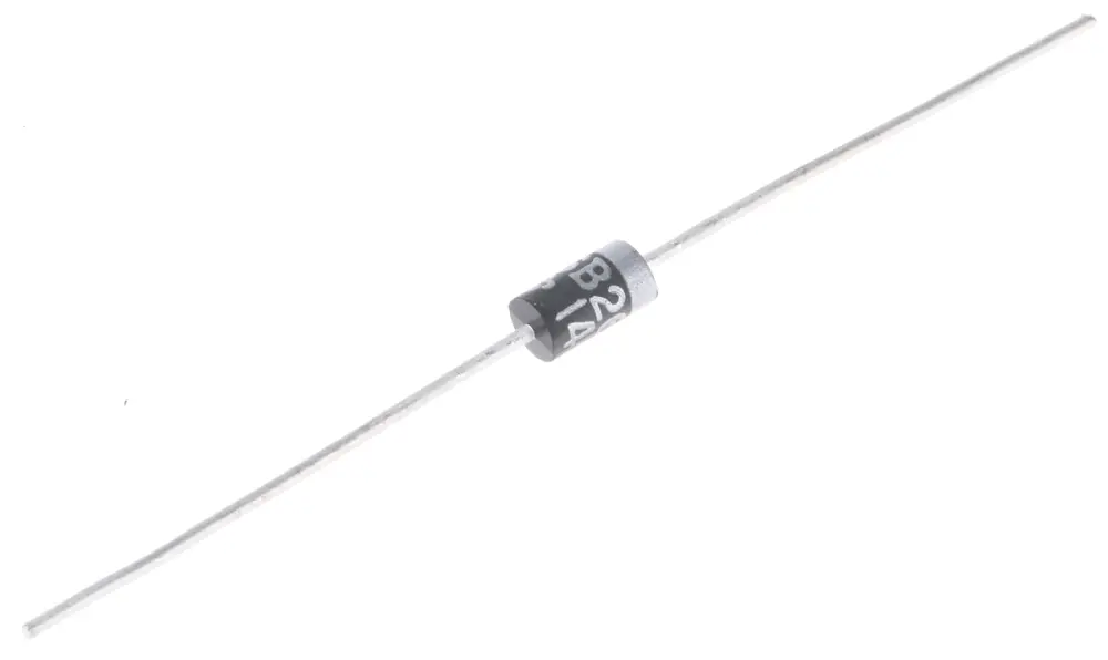 Diodo, SB260-E3/54, Rectificador Schottky, 2A, 60V Barrera Schottky, DO-204AC, 2-Pines 680mV Vishay