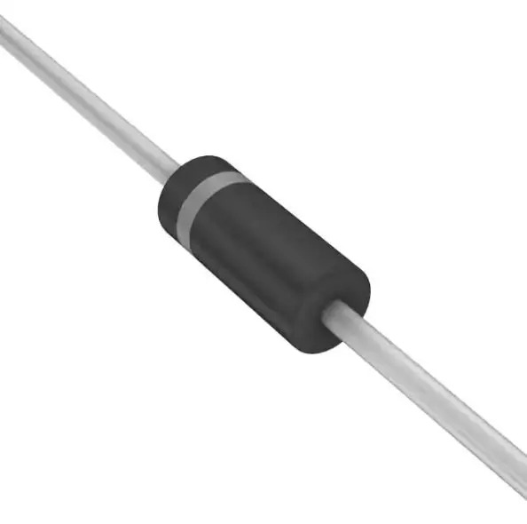 onsemi 3.68 (Dia.) x 8.89mm Simple 1A 1.2V 1N5340BG +200 °C 5 W 1μ 1Ω -65 °C Montaje en orificio pasante 6V 1 CASE