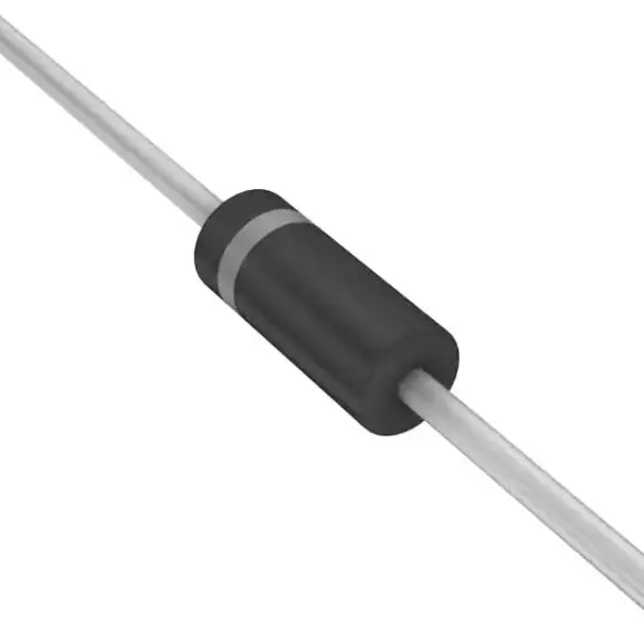onsemi 3.68 (Dia.) x 8.89mm Simple 1A 1.2V 1N5348BG +200 °C 5 W 8μ 125 Ω @ 1 mA, 2.5 Ω @ 125 mA -65 °C