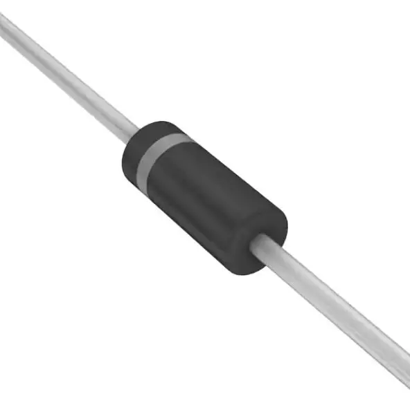 onsemi 3.68 (Dia.) x 8.89mm Simple 1A 1.2V 1N5358BRLG +200 °C 5 W 500nA 75Ω -65 °C Montaje en orificio pasante 22V 1