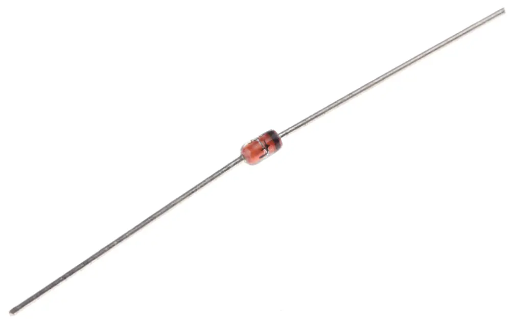 onsemi 5.21 x 2.72 x 2.72mm Simple BZX85C15 +200 °C 1 W 500nA 15Ω -65 °C Montaje en orificio pasante 15V 1 DO-41 2