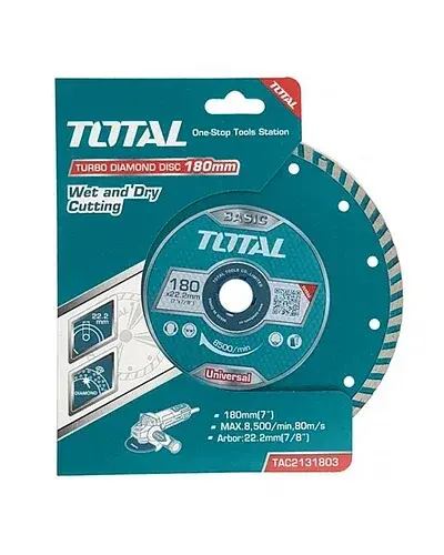 Disco Diamantado 180 Mm (7") Turbo Total