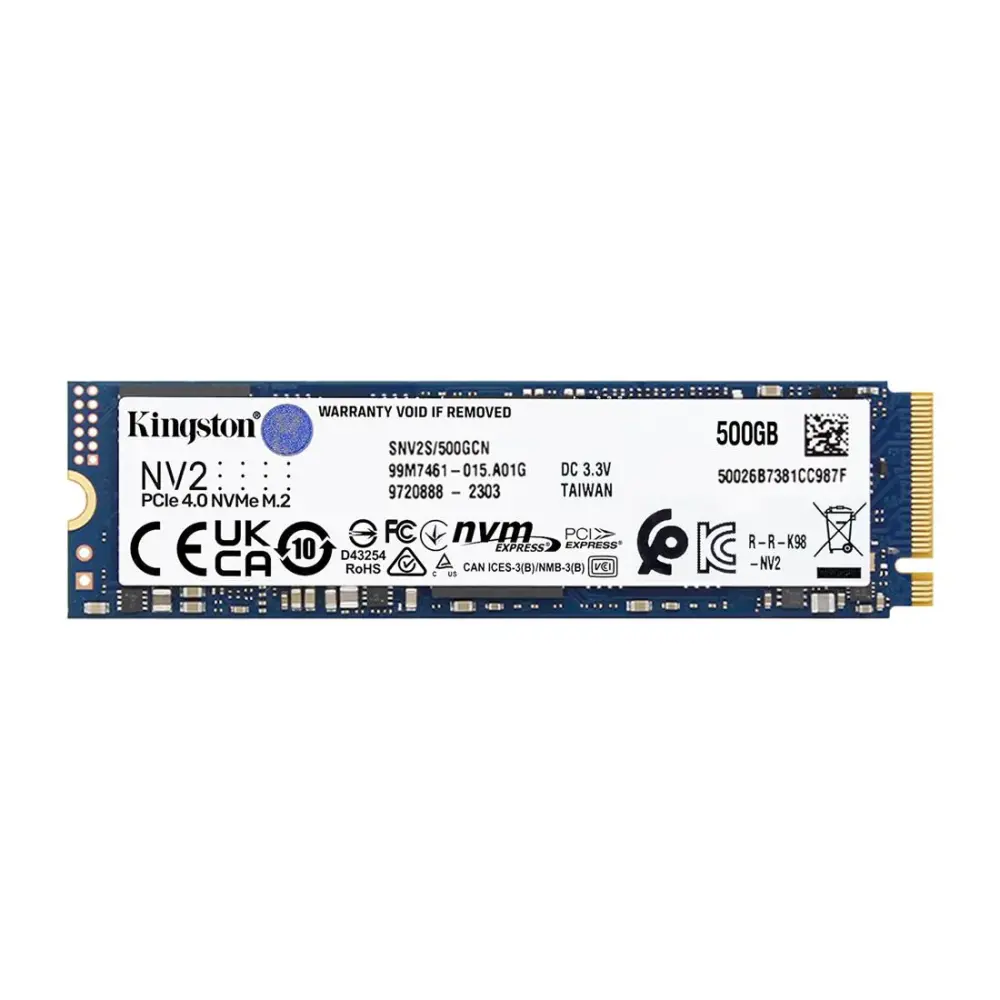 Disco duro SSD Kingston 500GB M.2 PCIE 4 SNVS2/500G