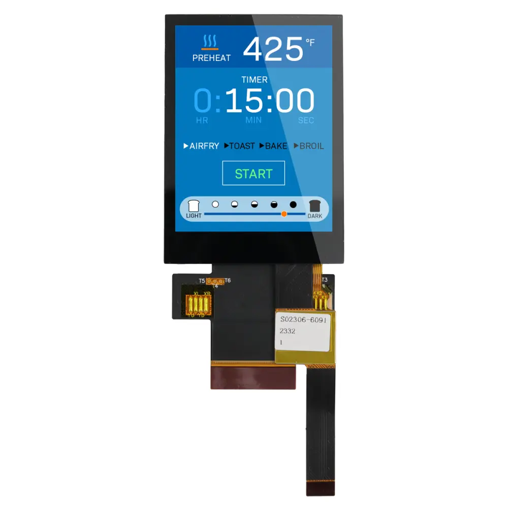 Display LCD TFT IPS TFT táctil NEWHAVEN DISPLAY INTERNATIONAL de 2.4plg, 240 x 320pixels, QVGA, interfaz I2C, Paralelo | ...
