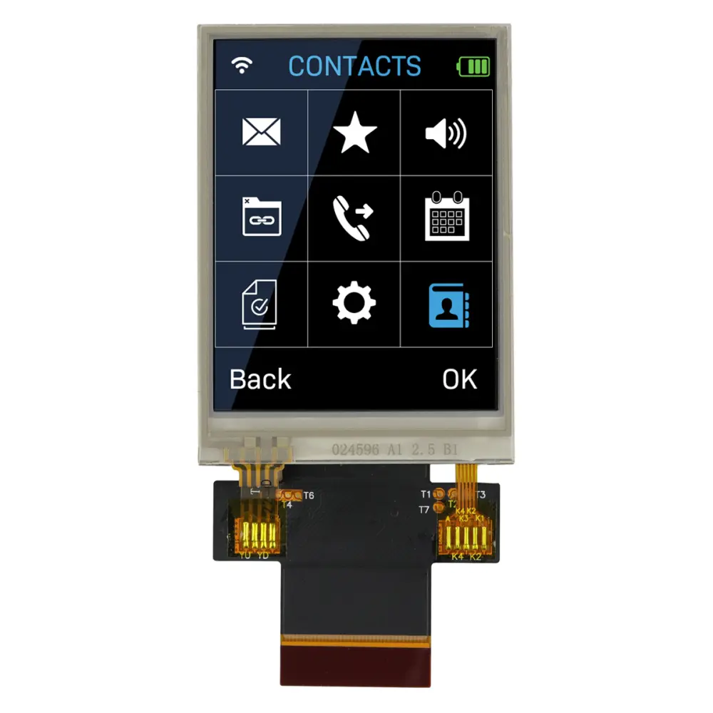 Display LCD TFT IPS TFT táctil NEWHAVEN DISPLAY INTERNATIONAL de 2.4plg, 240 x 320pixels, QVGA, interfaz Paralelo/SPI | N...