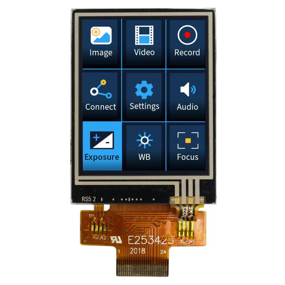 Display LCD TFT TFT táctil NEWHAVEN DISPLAY INTERNATIONAL de 1.8plg, 128 x 160pixels, interfaz SPI | NHD-1.8-128160EF-SSX...
