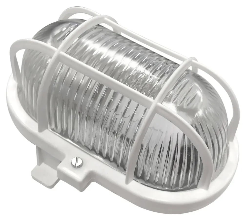 7004B APLIQUE ESTANCO OVAL BLANCO E27 FENOPLASTICA