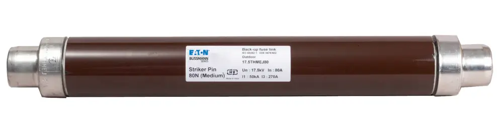 Certificado de Conformidad Fusible DIN de media tension 17.5 kV de 40A - Bussmann Eaton
