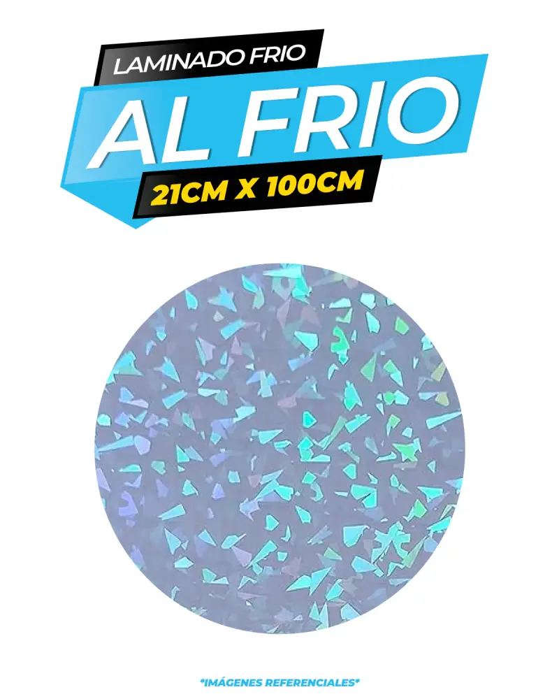 Extensor de Rango Laminado frio holográfico DIAMOND / 21CM X100CM