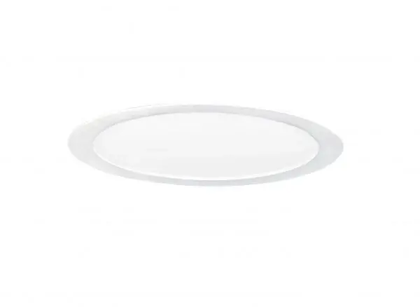 FLAT LED-Downlight plat rond fixe blanc 110DEG LED intég 30W 4000K 2500lm dimmab