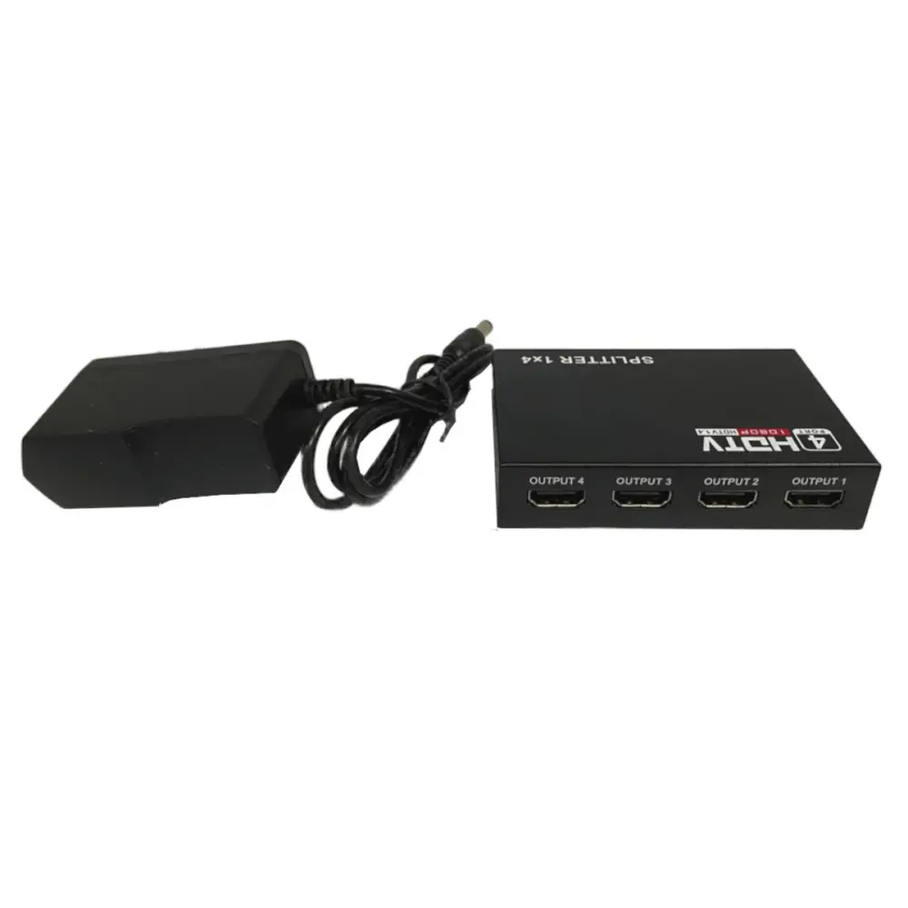 Router Wi-Fi Splitter Hdmi Metalico 1X4 Puertos 3D 1080P