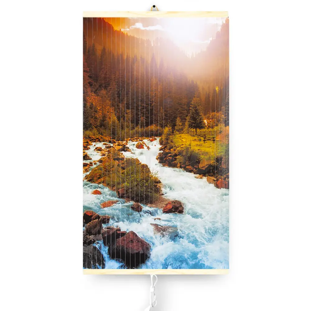 Calefactor infrarrojo - panel calefactor maleable 430W con regulador TRIO patrón 10 river, dimensiones 100x57cm