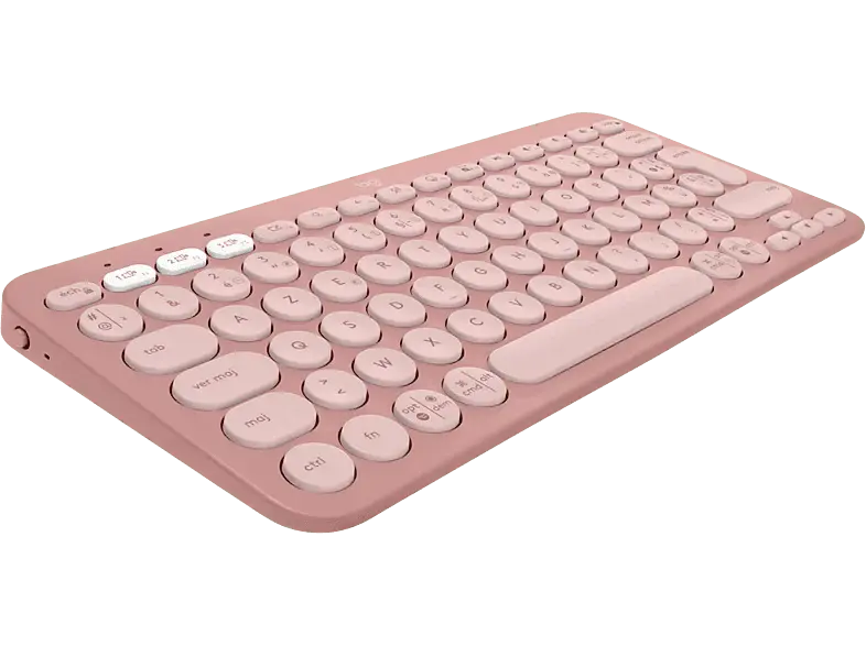 LOGITECH Clavier sans fil Pebble Keys 2 K380s AZERTY Rose (920-011805)