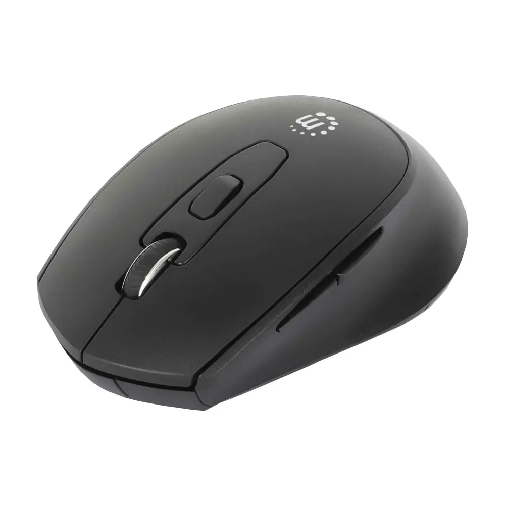 Mouse Optico Inalambrico Negro MOUITL870 MANHATTAN 190343