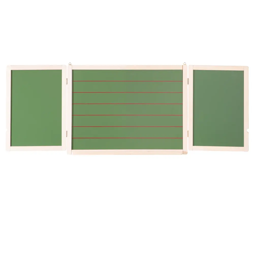Pizarra para pintar y escribir, pizarra colgante plegable, magnética blanca, pizarra de tiza con líneas, pintura para pi...