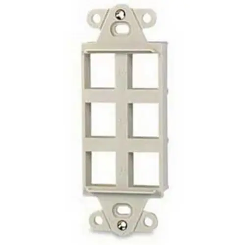 6 Port Decora Face Plate Insert 900669 (Pack 200)